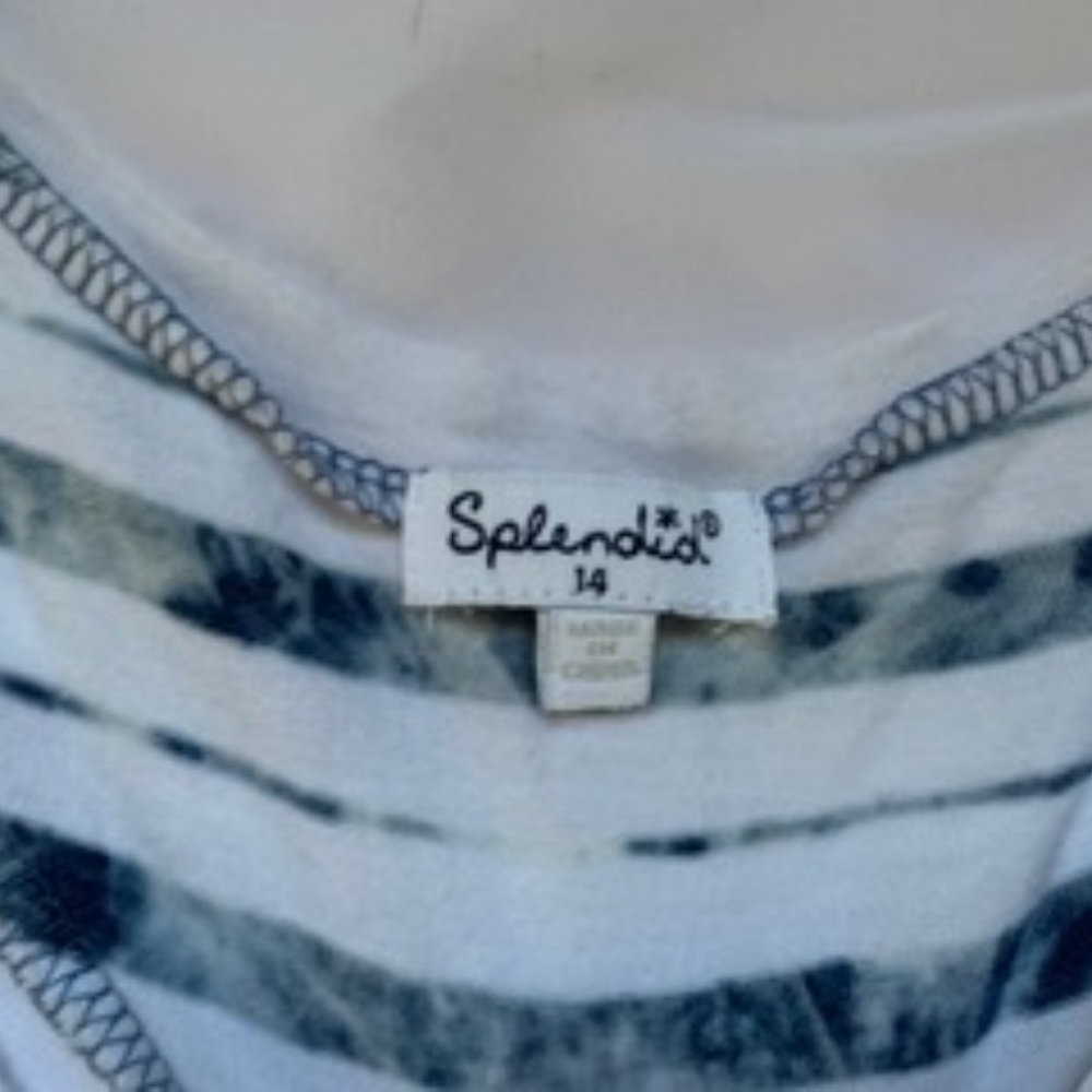 Splendid Girls Stripe Dress 14 - Picture 2 of 4